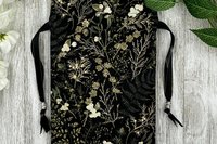 Plants Tarot Bag/ Custom Tarot Bag/ Keepsake Bag / Drawstring Bag / Oracle Bag / Jewelry Bag / Crystal Bag / Gift Bag / Tarot Pouch
