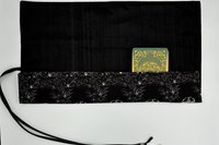 Reversible Silk Lined Tarot Wrap/ Pentacle Wrap / Tarot Supplies / Tarot Deck Storage / Tarot Cloth / Tarot Supplies / Altar