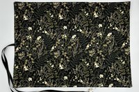Reversible Silk Lined Tarot Wrap/ Plants Tarot Wrap / Tarot Supplies / Tarot Deck Storage / Tarot Cloth / Tarot Supplies / Altar