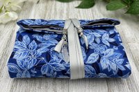 Reversible Silk Lined Tarot Wrap/ Leaves Tarot Wrap / Tarot Supplies / Tarot Deck Storage / Tarot Cloth / Tarot Supplies / Altar