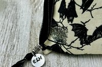 Bats Tarot Bag/ Custom Tarot Pouch/ Keepsake Bag / Drawstring Bag / Oracle Bag / Crystal Bag / Tarot Pouch / Cosmetic Bag