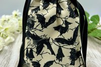 Bats Tarot Bag/ Custom Tarot Pouch/ Keepsake Bag / Drawstring Bag / Oracle Bag / Crystal Bag / Tarot Pouch / Cosmetic Bag