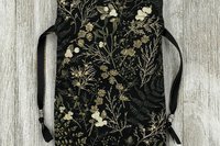 Plants Tarot Bag/ Custom Tarot Bag/ Keepsake Bag / Drawstring Bag / Oracle Bag / Jewelry Bag / Crystal Bag / Gift Bag / Tarot Pouch