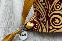 Leaves Tarot Bag/ Custom Tarot Bag/ Keepsake Bag / Drawstring Bag / Oracle Bag / Jewelry Bag / Crystal Bag / Gift Bag / Tarot Pouch
