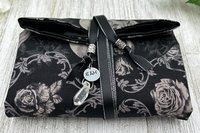 Reversible Cotton Lined Tarot Wrap/ Witchy Skull Tarot Wrap / Tarot Supplies / Tarot Deck Storage / Tarot Cloth / Tarot Supplies / Altar