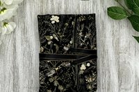 Reversible Silk Lined Tarot Wrap/ Plants Tarot Wrap / Tarot Supplies / Tarot Deck Storage / Tarot Cloth / Tarot Supplies / Altar