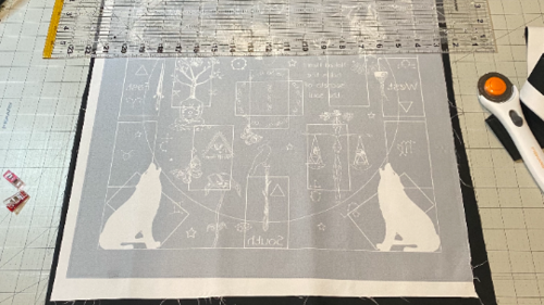 Witchy Altar Cloth, Tarot Cloth, Altar Decor, Double Sided Altar Cloth, Wall Hanging, Dice Mat, Centerpiece