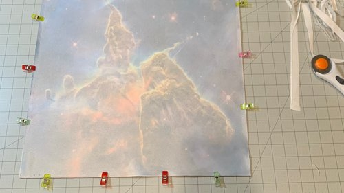 Magical Mountain Altar Cloth, Tarot Cloth, Altar Decor, Double Sided Altar Cloth, Wall Hanging, Dice Mat, Centerpiece