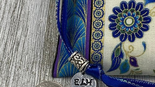 Floral Mandala Tarot Bag/ Custom Tarot Bag/ Keepsake Bag / Drawstring Bag / Oracle Bag / Crystal Bag / Gift Bag / Tarot Pouch