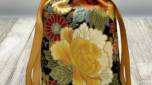 Autumn Flowers Tarot Bag/ Custom Tarot Pouch/ Keepsake Bag / Drawstring Bag / Oracle Bag / Crystal Bag / Tarot Pouch / Cosmetic Bag