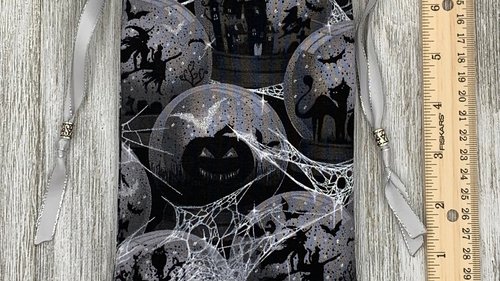 Witchy Crystal Ball Tarot Bag/ Custom Tarot Pouch/ Keepsake Bag / Drawstring Bag / Oracle Bag / Crystal Bag / Tarot Pouch / Cosmetic Bag