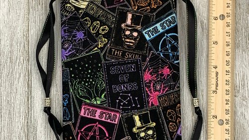 Card Design Tarot Bag/ Custom Tarot Pouch/ Keepsake Bag / Drawstring Bag / Oracle Bag / Crystal Bag / Tarot Pouch / Cosmetic Bag