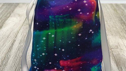 Northern Lights Tarot Bag/ Custom Tarot Pouch/ Keepsake Bag / Drawstring Bag / Oracle Bag / Crystal Bag / Tarot Pouch / Cosmetic Bag