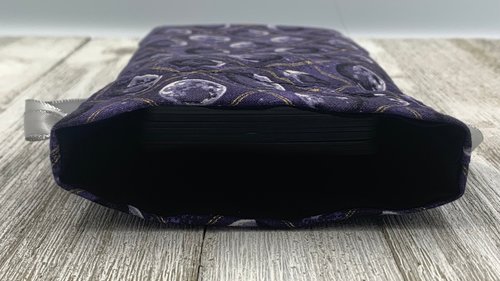 Moon Phase Tarot Bag/ Custom Tarot Pouch/ Keepsake Bag / Drawstring Bag / Oracle Bag / Crystal Bag / Tarot Pouch / Cosmetic Bag