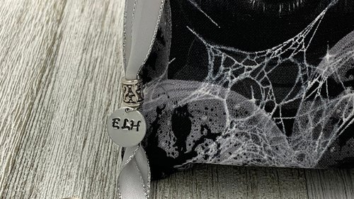 Witchy Crystal Ball Tarot Bag/ Custom Tarot Pouch/ Keepsake Bag / Drawstring Bag / Oracle Bag / Crystal Bag / Tarot Pouch / Cosmetic Bag