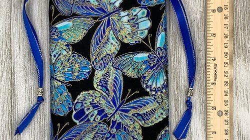 Butterfly Tarot Bag/ Custom Tarot Pouch/ Keepsake Bag / Drawstring Bag / Oracle Bag / Crystal Bag / Tarot Pouch / Cosmetic Bag