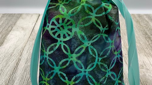 Circles Tarot Bag/ Custom Tarot Pouch/ Keepsake Bag / Drawstring Bag / Oracle Bag / Crystal Bag / Tarot Pouch / Cosmetic Bag