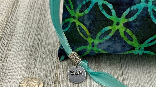 Circles Tarot Bag/ Custom Tarot Pouch/ Keepsake Bag / Drawstring Bag / Oracle Bag / Crystal Bag / Tarot Pouch / Cosmetic Bag