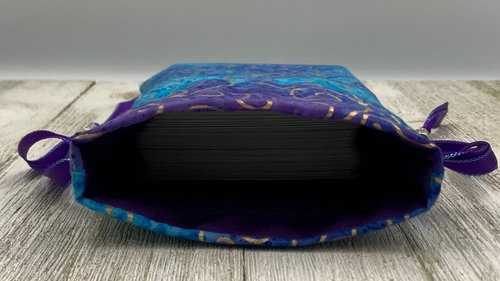 Scrolls Tarot Bag/ Custom Tarot Pouch/ Keepsake Bag / Drawstring Bag / Oracle Bag / Crystal Bag / Tarot Pouch / Cosmetic Bag