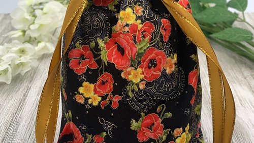 Floral Filigree Tarot Bag/ Custom Tarot Pouch/ Keepsake Bag / Drawstring Bag / Oracle Bag / Crystal Bag / Tarot Pouch / Cosmetic Bag