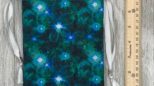 Star Flowers Tarot Bag/ Custom Tarot Pouch/ Keepsake Bag / Drawstring Bag / Oracle Bag / Crystal Bag / Tarot Pouch / Cosmetic Bag