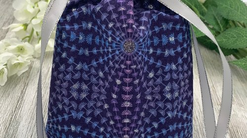 Pinwheel Tarot Bag/ Custom Tarot Pouch/ Keepsake Bag / Drawstring Bag / Oracle Bag / Crystal Bag / Tarot Pouch / Cosmetic Bag