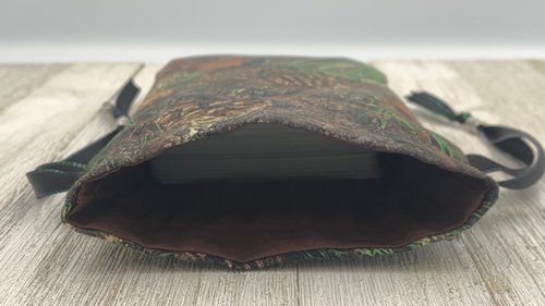 Woodland Tarot Bag/ Custom Tarot bag/ Keepsake Bag / Drawstring Bag / Oracle Bag / Crystal Bag / Gift Bag / Tarot Pouch / Cosmetic Bag