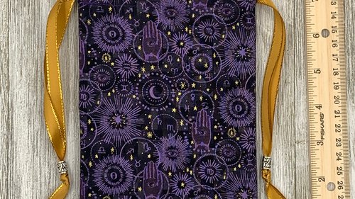 Witchy Zodiac Hamsa Tarot Bag/ Custom Tarot Pouch/ Keepsake Bag / Drawstring Bag / Oracle Bag / Crystal Bag / Tarot Pouch / Cosmetic Bag