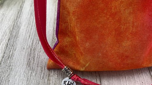 Sunrise Tarot Bag/ Custom Tarot Pouch/ Keepsake Bag / Drawstring Bag / Oracle Bag / Crystal Bag / Tarot Pouch / Cosmetic Bag