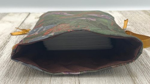 Moths Tarot Bag/ Custom Tarot Pouch/ Keepsake Bag / Drawstring Bag / Oracle Bag / Crystal Bag / Tarot Pouch / Cosmetic Bag