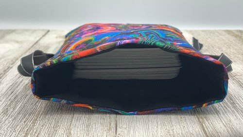 Oil Spill Tarot Bag/ Custom Tarot Pouch/ Keepsake Bag / Drawstring Bag / Oracle Bag / Crystal Bag / Tarot Pouch / Cosmetic Bag
