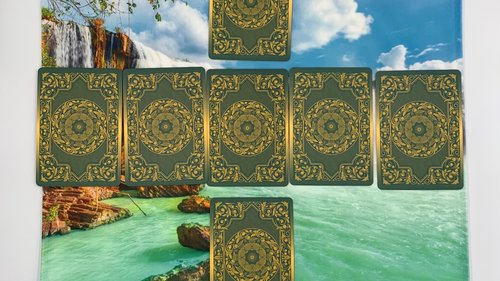 Waterfall Altar Cloth, Tarot Cloth, Altar Decor, Double Sided Altar Cloth, Wall Hanging, Dice Mat, Centerpiece