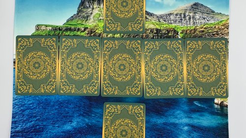 Mountain Ocean Altar Cloth, Tarot Cloth, Altar Decor, Double Sided Altar Cloth, Wall Hanging, Dice Mat, Centerpiece