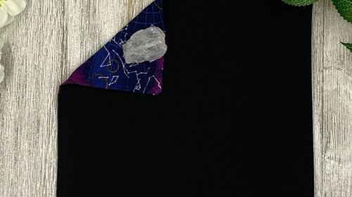 MINI Altar Cloth - Stars, Tarot Cloth, Traveling Altar Cloth, Portable Altar Cloth, Small Spaces Altar, Home Office Altar