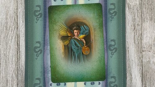 MINI Altar Cloth - Healing Magatama, Tarot Cloth, Traveling Altar Cloth, Portable Altar Cloth, Small Spaces Altar, Home Office Altar