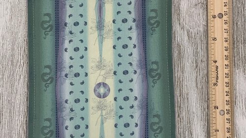 MINI Altar Cloth - Healing Magatama, Tarot Cloth, Traveling Altar Cloth, Portable Altar Cloth, Small Spaces Altar, Home Office Altar