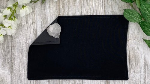 MINI Altar Cloth - Lunar Phase, Traveling Altar Cloth, Portable Altar Cloth, Small Spaces Altar, Home Office Altar