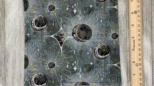 MINI Altar Cloth - Star Burst, Tarot Cloth, Traveling Altar Cloth, Portable Altar Cloth, Small Spaces Altar, Home Office Altar