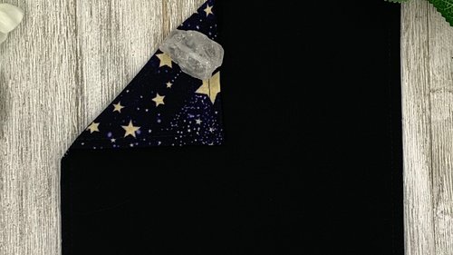 MINI Altar Cloth - Moon, Tarot Cloth, Traveling Altar Cloth, Portable Altar Cloth, Small Spaces Altar, Home Office Altar