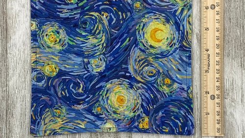 MINI Altar Cloth - Starry Night, Tarot Cloth, Traveling Altar Cloth, Portable Altar Cloth, Small Spaces Altar, Home Office Altar
