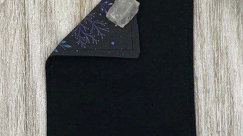 MINI Altar Cloth - Owls, Traveling Altar Cloth, Portable Altar Cloth, Small Spaces Altar, Home Office Altar