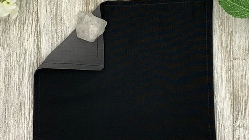 MINI Altar Cloth - Zodiac Pentacle, Tarot Cloth, Traveling Altar Cloth, Portable Altar Cloth, Small Spaces Altar, Home Office Altar
