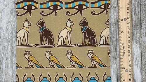 MINI Altar Cloth - Egyptian, Traveling Altar Cloth, Portable Altar Cloth, Small Spaces Altar, Home Office Altar