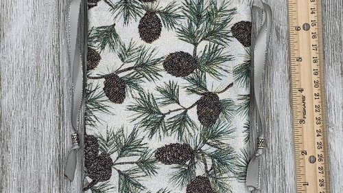 Pinecone Tarot Bag/ Custom Tarot bag/ Keepsake Bag / Drawstring Bag / Oracle Bag / Crystal Bag / Gift Bag / Tarot Pouch / Cosmetic Bag