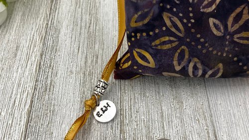 Colorful Leaves Tarot Bag/ Custom Tarot Bag / Keepsake Bag / Drawstring Bag / Oracle Bag / Jewelry Bag / Crystal Bag / Tarot Pouch