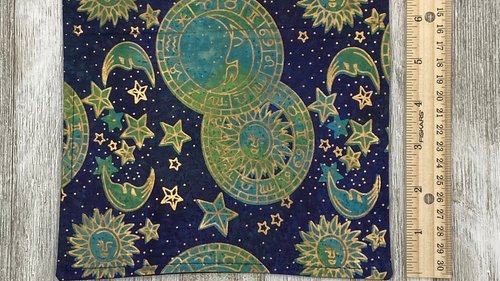 MINI Altar Cloth - Celestial, Tarot Cloth, Traveling Altar Cloth, Portable Altar Cloth, Small Spaces Altar, Home Office Altar