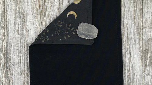 MINI Altar Cloth - Moths, Traveling Altar Cloth, Portable Altar Cloth, Small Spaces Altar, Home Office Altar
