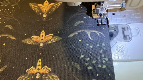MINI Altar Cloth - Moths, Traveling Altar Cloth, Portable Altar Cloth, Small Spaces Altar, Home Office Altar