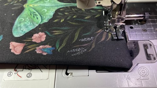 MINI Altar Cloth - Luna Moth Black, Traveling Altar Cloth, Portable Altar Cloth, Small Spaces Altar, Home Office Altar