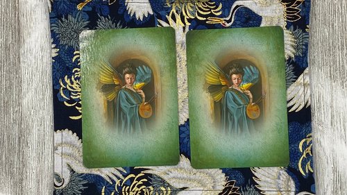MINI Altar Cloth - Bird Traveling Altar Cloth, Portable Altar Cloth, Small Spaces Altar, Home Office Altar